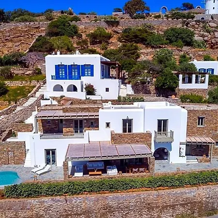 וילה Agia Anna Sleeps 13 With Pool And Air Con